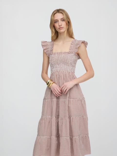 Hill House Home The Ellie Nap Dress - Cognac Gingham