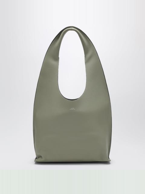 A.P.C. Pastel Green Neige Clou Leather Bag
