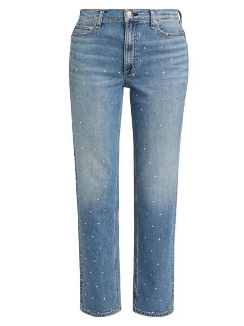 rag & bone Women's Harlow Rhinestone-Embellished Straight Jeans - Orian Jewel