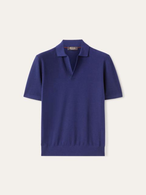 Loro Piana Buttonless Polo Shirt