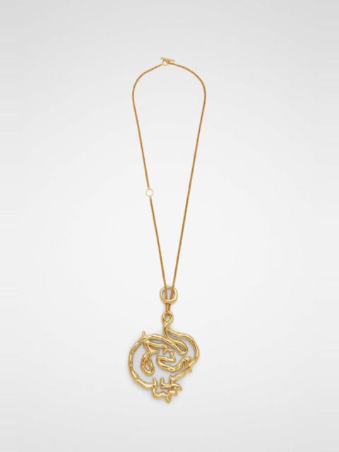 Jil Sander Dragon Necklace