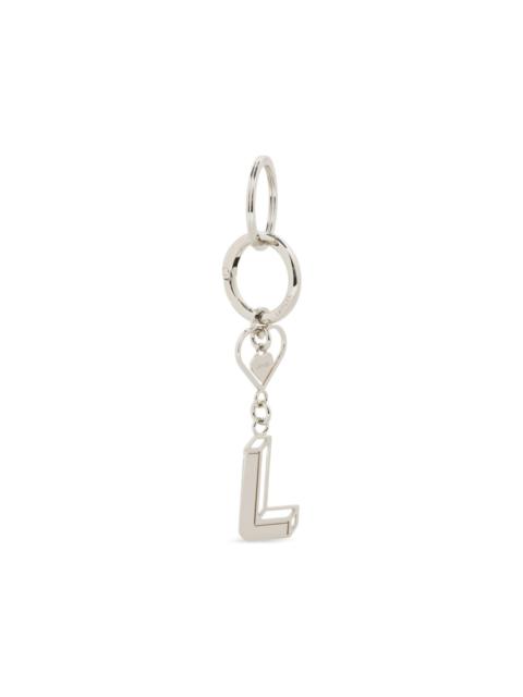 LANCEL letter-detail keyring