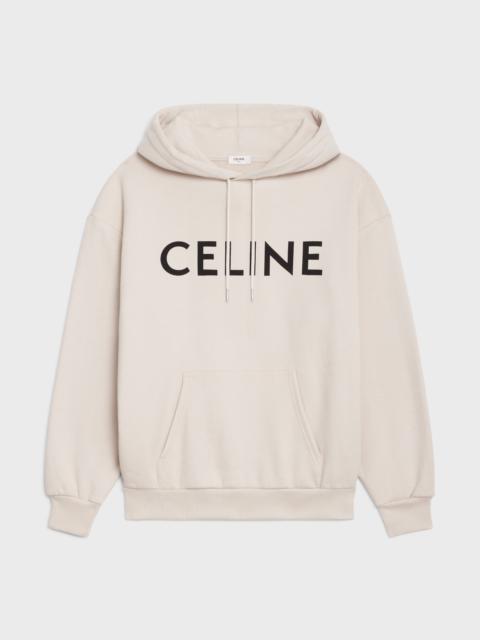 CELINE LOOSE CELINE SWEATSHIRT IN COTTON FLEECE