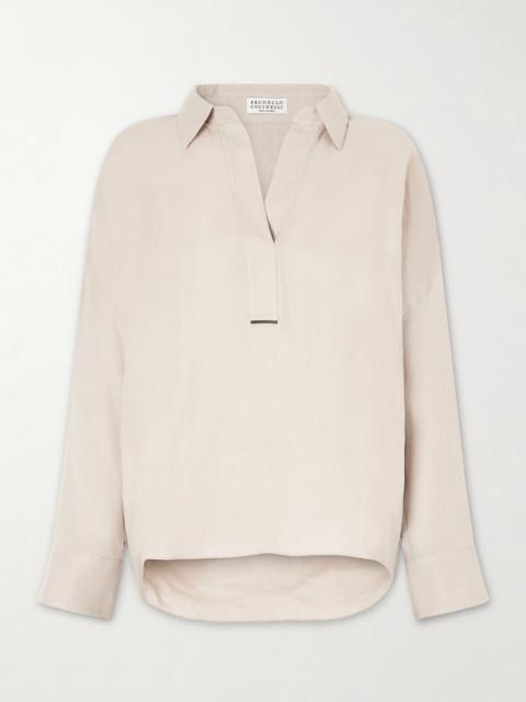Brunello Cucinelli Linen Blouse