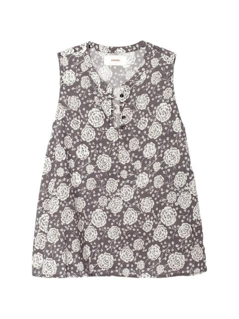 XÍRENA Tish floral-print buttoned top