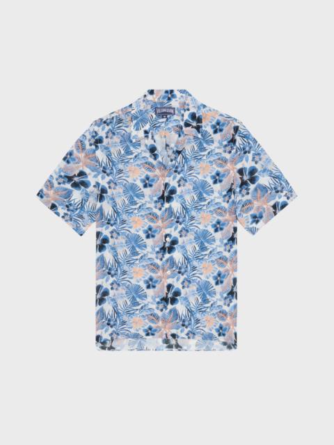 Vilebrequin MEN VISCOSE BOWLING SHIRT ISLAND FLOWERS