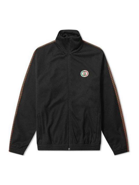 GUCCI Gucci Mesh Oversize Jacket With Patch 'Black/Multicolor' 599359-XJB1N-1082