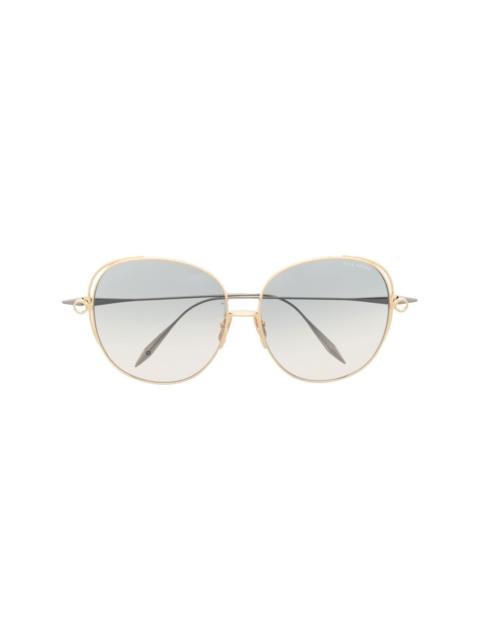 DITA oversize rounded sunglasses