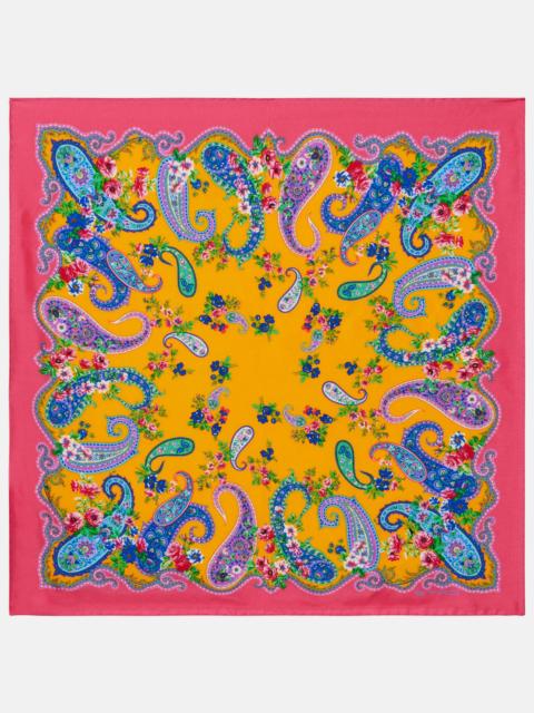 Etro Rigoletto paisley silk scarf
