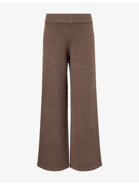 ADANOLA Straight-Leg Knitted Trousers