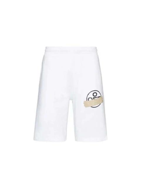 Off-White OFF-WHITE Tape Arrows Sweatshorts White/Beige