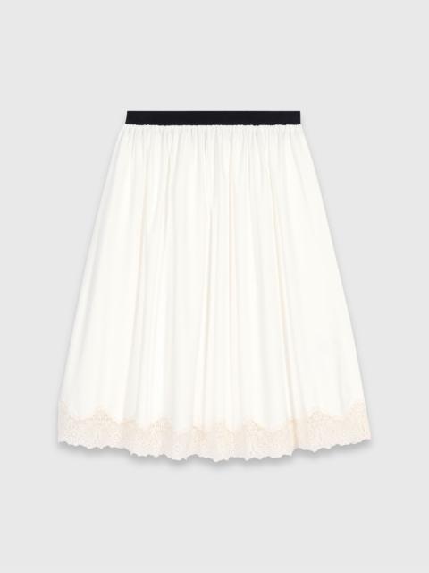 maje Tailored skirt with lurex