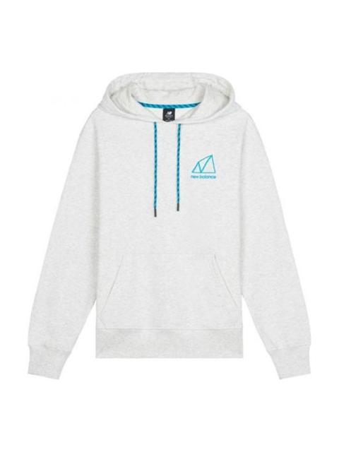 New Balance New Balance Logo Relaxed Hoodie 'Grey Beige' AMT11581-SAH