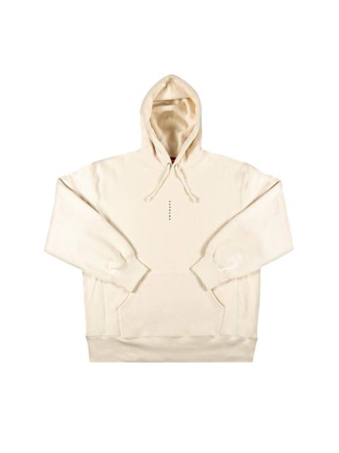 Supreme Supreme Micro Logo Hooded Sweatshirt 'Natural' | REVERSIBLE