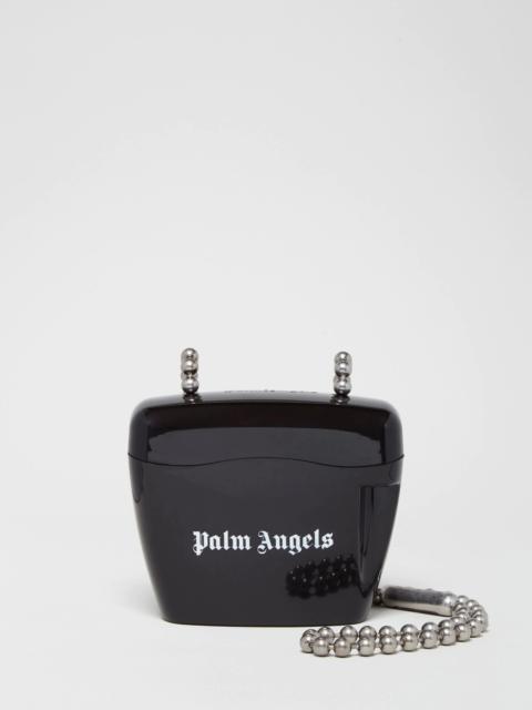 Palm Angels MINI BLACK PADLOCK BAG