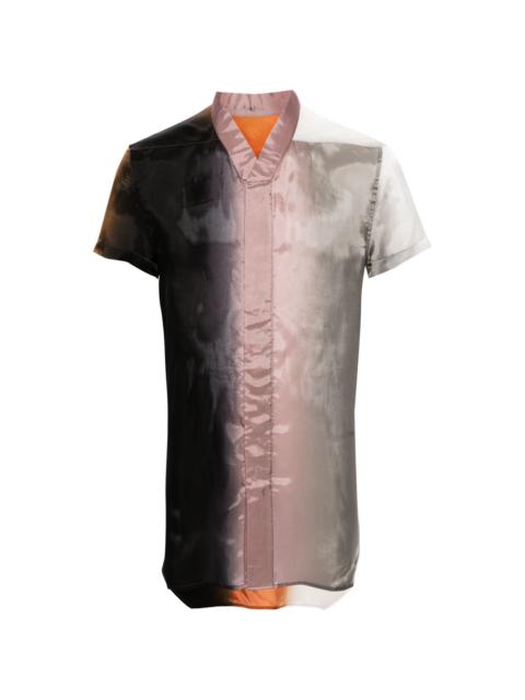 Golf gradient satin shirt