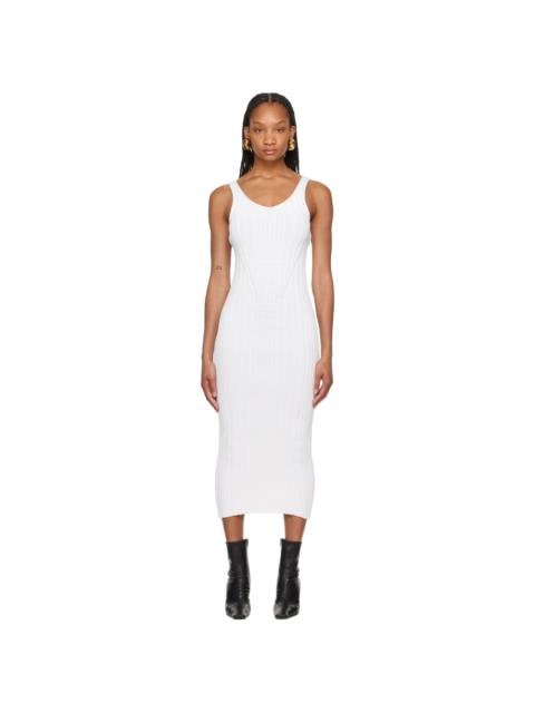 KHAITE White 'The Ottilie' Midi Dress