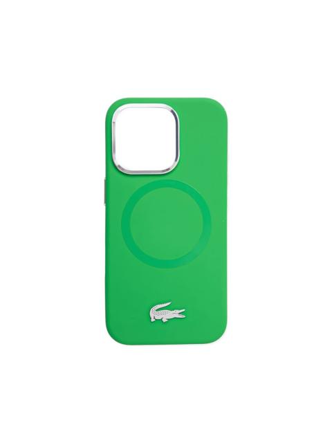 LACOSTE logo-appliqué iPhone 16 Pro phone case