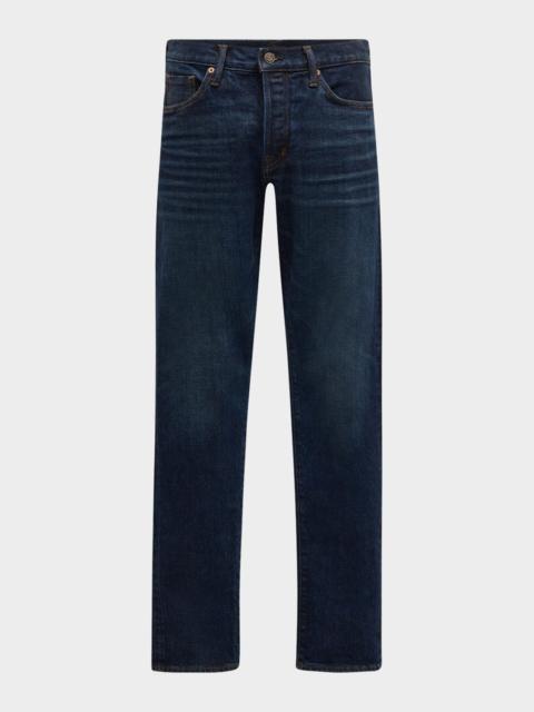 TOM FORD Men's Rinsed Selvedge Slim-Fit Jeans