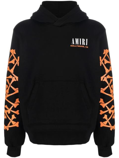 AMIRI Bones logo-print hoodie