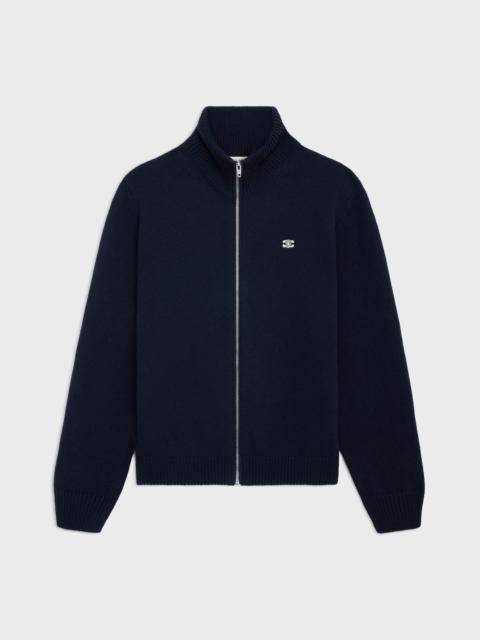CELINE triomphe trucker sweater in wool cashmere