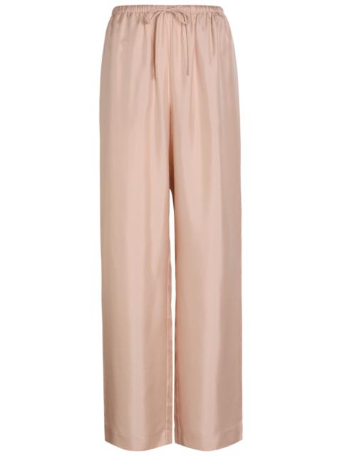 Rohe Drawstring Straight-leg Silk Trousers