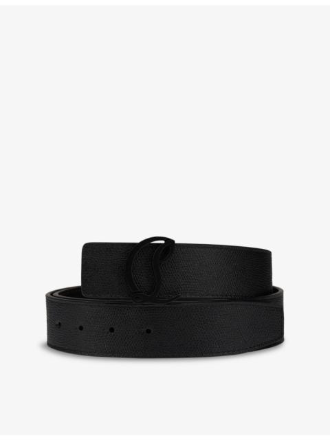 Christian Louboutin Mooncrest Reversible Leather Belt