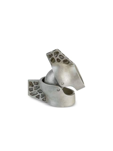 Parts of Four x Fangophilia Joint Mohawk ring