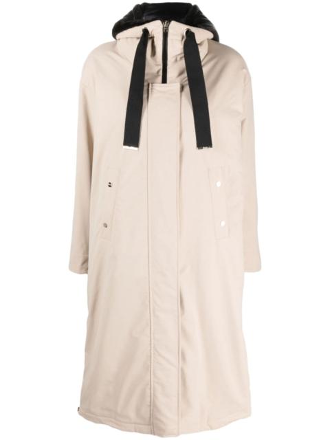 Herno padded drawstring-hooded coat