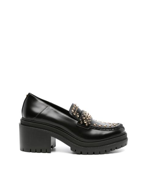 MICHAEL KORS Rocco Astor stud-embellished leather loafers