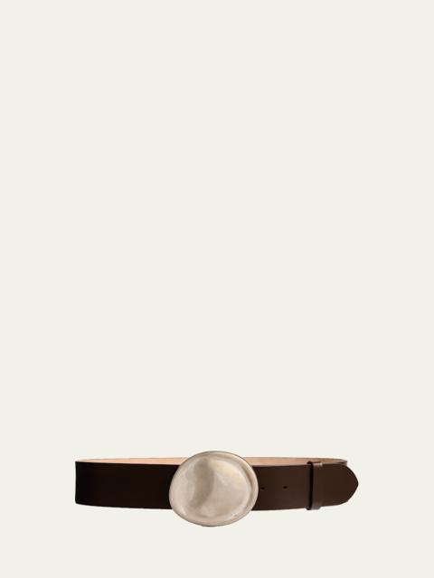 KHAITE Keefe Leather Belt