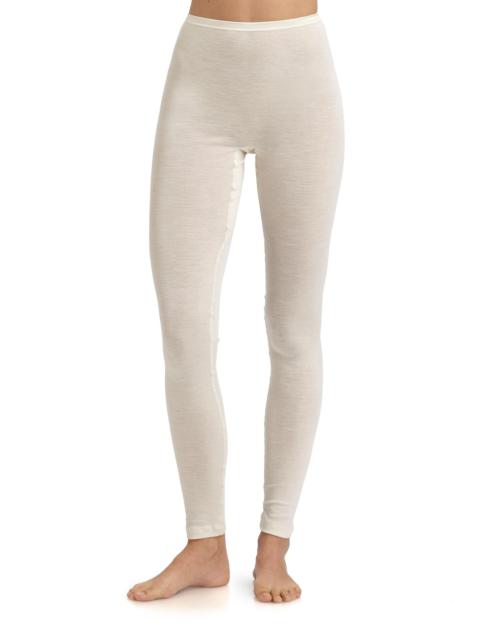 HANRO Women's Wool & Silk Leggings - White