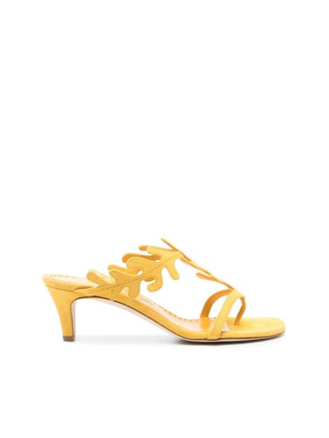 Manolo Blahnik Hidrag 50mm suede sandals