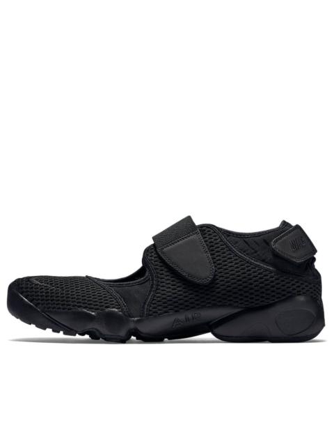 Nike Nike Air Rift Breathe Non-Slip Breathable Low Tops Sports Sandals Black 847609-001