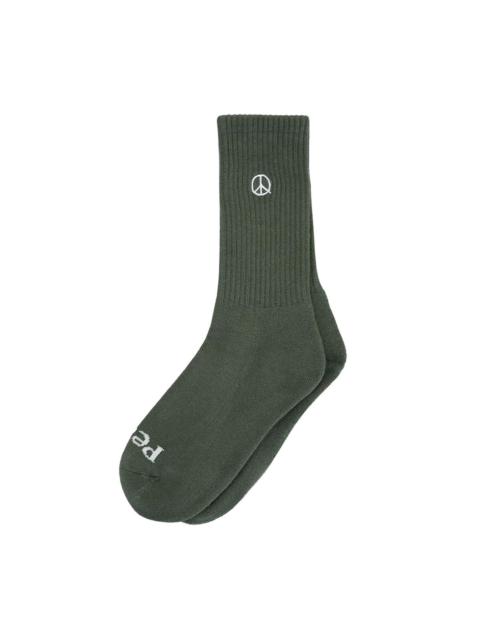 Museum of Peace & Quiet Icon Socks Olive