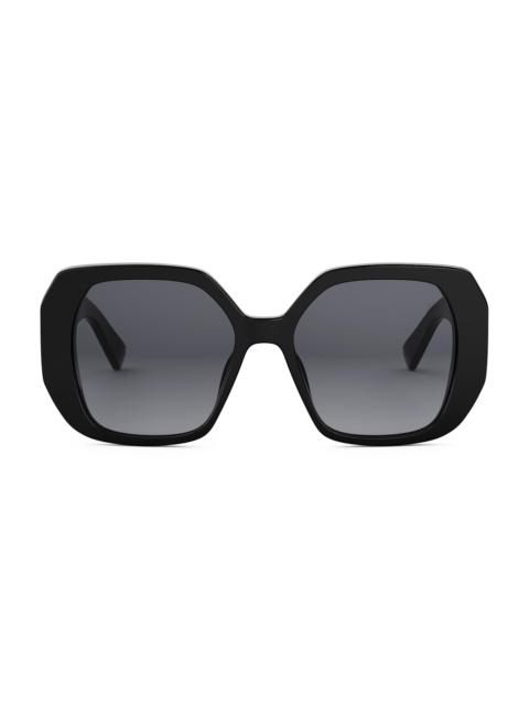 BVLGARI Women's Tubogas 54MM Butterfly Sunglasses - Black
