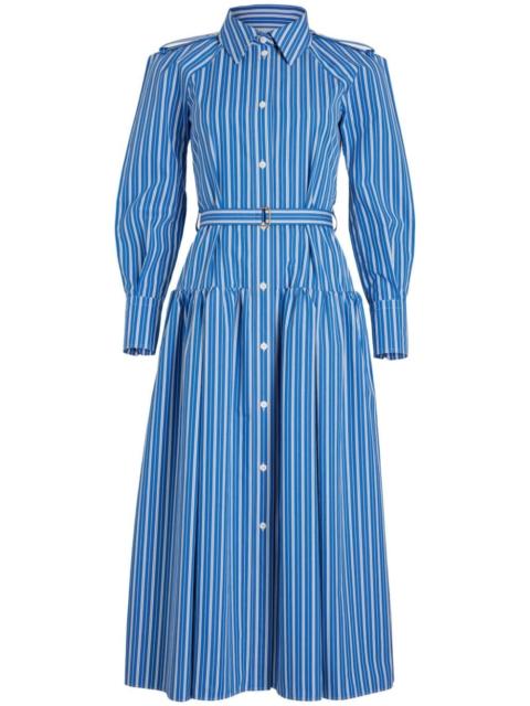 PATOU striped shirt dress