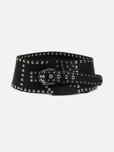 7 For All Mankind STUDDED WAIST BELT in Italian Leather