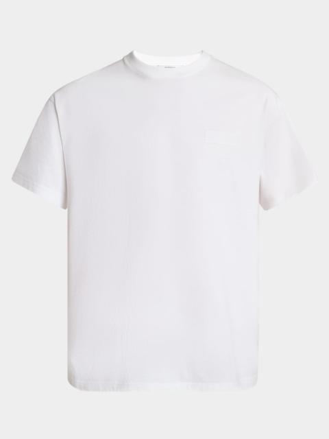 Givenchy Men's Embroidered Logo Patch Crewneck T-Shirt