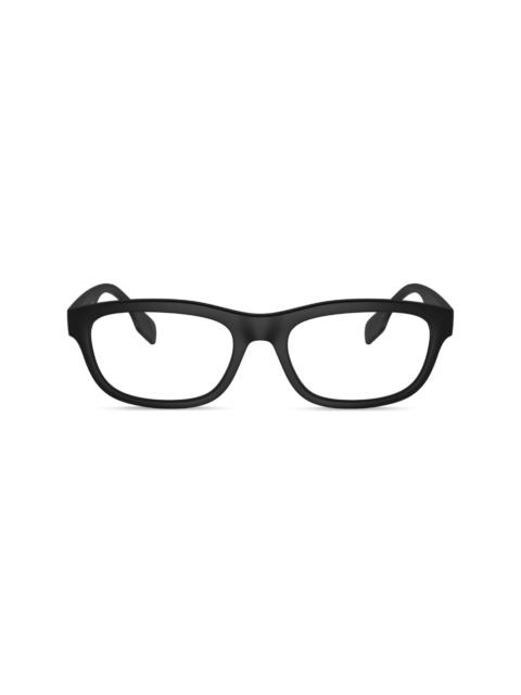 Burberry logo-print rectangle-frame glasses