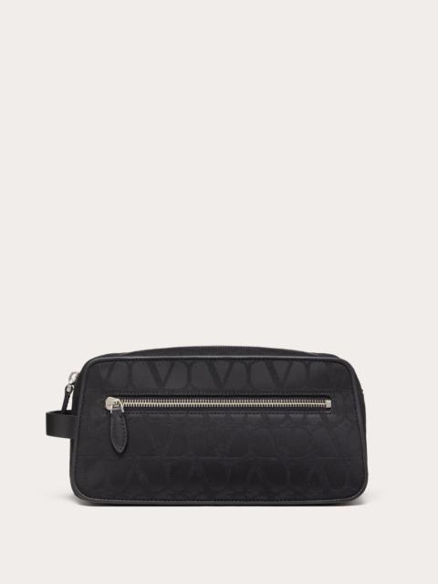 BLACK ICONOGRAPHE WASHBAG IN NYLON