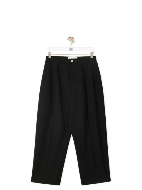 Loewe Single pleat trousers in wool