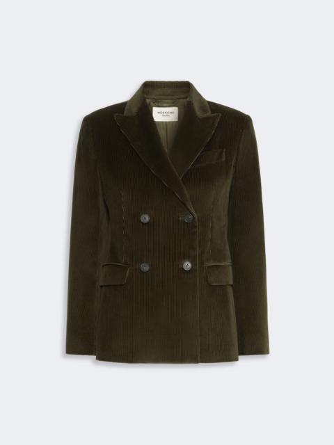 WEEKEND Max Mara KATANGA Cotton corduroy velvet blazer - KAKI