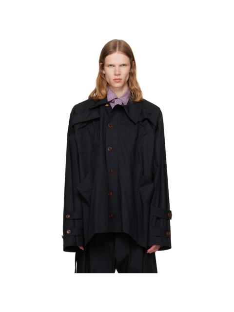 Vivienne Westwood Black Asymmetric Over Jacket