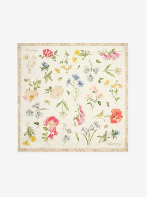 Burberry Blooms of Britain Silk Scarf