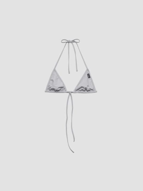 Prada Women's Jersey Bikini Top - Grey