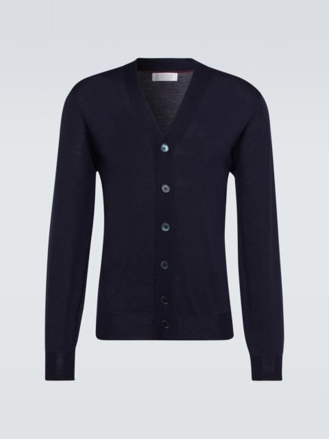 Wool and cashmere cardigan