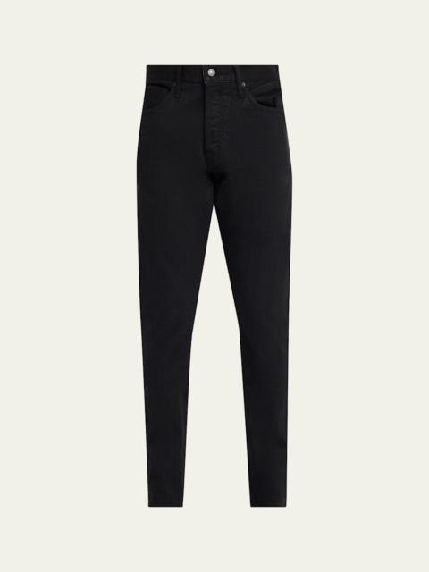TOM FORD Men's Slim-Fit Stretch Black Denim Five-Pocket Pants