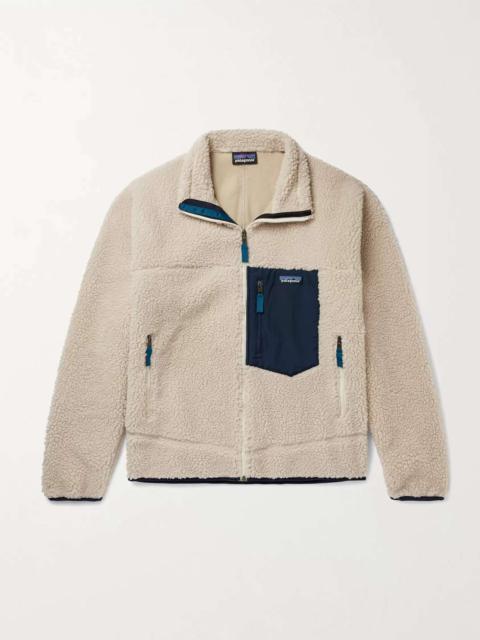 Classic Retro-X Shell-Trimmed Recycled Fleece Jacket
