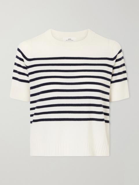 arch4 Dorian striped cashmere sweater Ivory